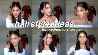 CUTE HAIRSTYLES FOR SHORT amp MEDIUM HAIR [upl. by Imak276]