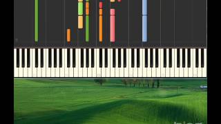 Berceuse Piano tutorial by Synthesia [upl. by Airal]