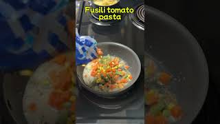 Fusili tomato pastapasta food cooking tomatosauce tomatopaste asmr noodles friedpasta [upl. by Hallam]