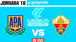 Alcorcon 02 Elche en vivo La Liga Hypermotion 202324 Jornada 18 [upl. by Annahavas72]