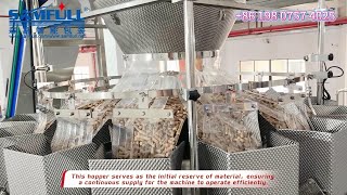 300g small wood pellet sachet filling sealingautomatic vertical VFFS packing machine [upl. by Amol]