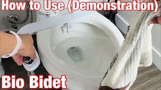 Bio Bidet How to Use with Demonstration [upl. by Rockwell]