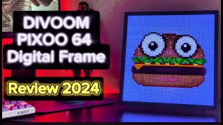 I Tried this Pixel Art Display  DIVOOM Pixoo 64  Review  Digital Frame [upl. by Anazraf]