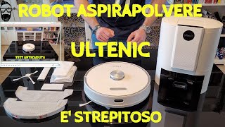 Robot Aspirapolvere Lavapavimenti ULTENIC T10 Recensione  Test  Tutorial  Review [upl. by Ferrigno]