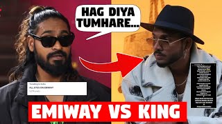 EMIWAY DELETED STORY REPLY TO KING amp HIS MANAGEMENT  EMIWAY TRENDING ON TWITTER  EMIWAY VS KING [upl. by Airaet840]