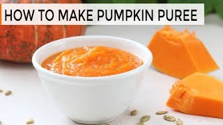 HowTo Make Pumpkin Puree  DIY Pumpkin Puree [upl. by Aika859]