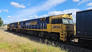 1PM5 PN quotLinfox Express 1quot NR17 NR100 Perth to Melbourne 1635 231024 Stawell VIC [upl. by Goraud]