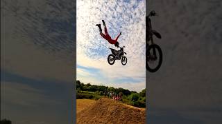 Fmx vs fpv with julienmannon819 during the jacko’s jam 13 fmx fpv motocross dirtbike slowmo [upl. by Hgielsel]