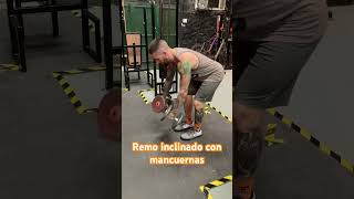 Remo inclinado con mancuernas  BF Fitness Floresta [upl. by Otreblada370]