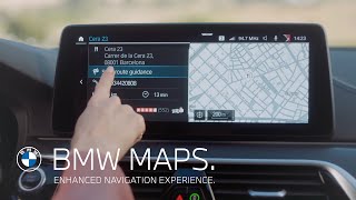 BMW Maps Enhanced Navigation Experience [upl. by Ahsinauj]