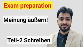 B1 GERMAN EXAM  Schreiben Teil 2  Learn Writing Skills [upl. by Anuqahs]