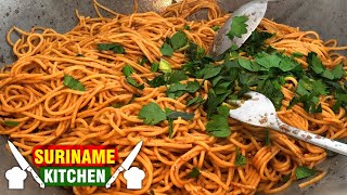 Surinaamse Bami Recept In Stappen Uitgelegd  Surinamese Spaghetti Recipe Explained In Steps [upl. by Lednek]