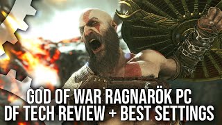 God of War Ragnarök PC  DF Tech Review  PC vs PS5  Optimised Settings [upl. by Esiled]