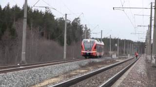 Stadler FLIRT DMU 2233 speed test 173 kmh [upl. by Clarise]