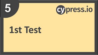 Cypress Beginner Tutorial 5  1st Test [upl. by Icrad]