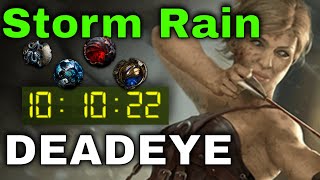 4 Stone in 10 Hours with a 4Link  Storm Rain Deadeye League Starter PoE 324 for PoE 325 [upl. by Anton]