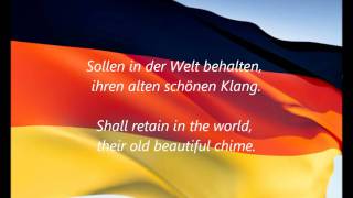 German National Anthem  quotDas Deutschlandliedquot DEEN [upl. by Aserahs]