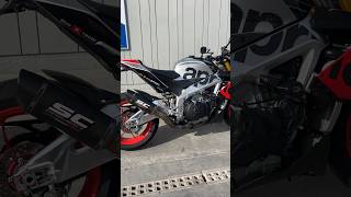 Aprilia Tuono V4 SC Project Sound  Ducati Panigale V4 Akrapovic [upl. by Lad]