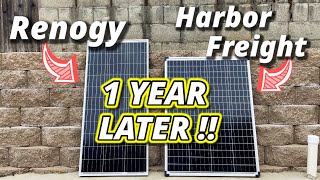 Harbor Freight Still the Best 100 Watt Show down Harbor Freight VS Renogy [upl. by Ytinirt]