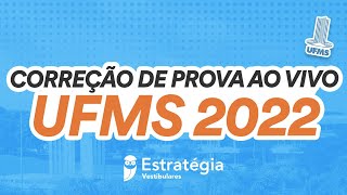 Gabarito UFMS 2022  Correção de Prova AO VIVO [upl. by Etnelav227]