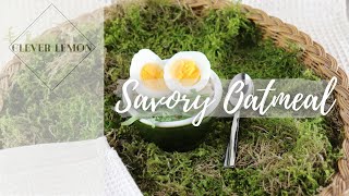 Breakfast  Savory Oatmeal Recipe  Savory Oats Recipe [upl. by Sucram]