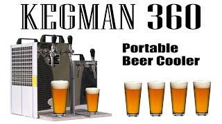 How to Portable Kegman Draft Beer Cold Dispenser [upl. by Yesrod]