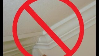 How to install crown molding on a vaulted cathedral ceiling WITHOUT transition piece [upl. by Eedrahs]