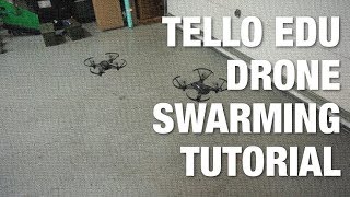 Tello EDU Drone Swarming Tutorial with Packet Sender and Python [upl. by Haymes456]