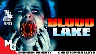 Blood Lake Attack of the Killer Lampreys  Full Action Horror Movie  Shannen Doherty [upl. by Fredia]