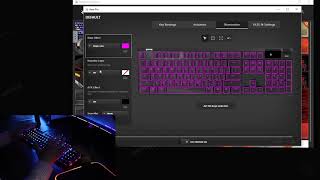 Apex Pro Keyboard how to setup your RGB lighting [upl. by Nywnorb311]