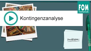 Die Kontingenzanalyse  ein problemorientiertes Lehrvideo  Fast Forward Science 2016 [upl. by Thekla]