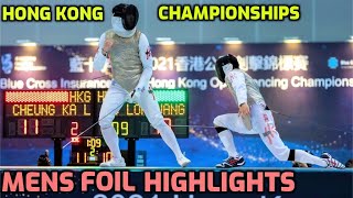 Hong Kong Fencing Championships  Mens Foil HIGHLIGHTS [upl. by Petronella]