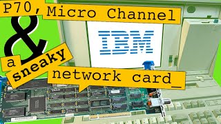 Revisiting the IBM P70 Tackling the Micro Channel Option Disks and a Sneaky Ethernet Card [upl. by Hailat]