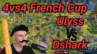 Civ 6 Competitive Multiplayer  ULYSS vs DSHARK Squadrons [upl. by Dey146]