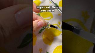 How to apply Gel X Tips gelnails gelxnails glitter encapsulation [upl. by Nelie]