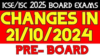 Good News for ICSEISC 2025 Exams ICSE 2025 Dont Waste Time🔥 95 Strategy for Exams ICSE 2025 [upl. by Kasevich]