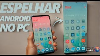 Como espelhar a tela do celular Android no PC [upl. by Fredra]