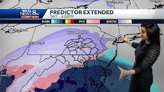 Hourbyhour snow projections for southcentral Pennsylvania [upl. by Nirred]