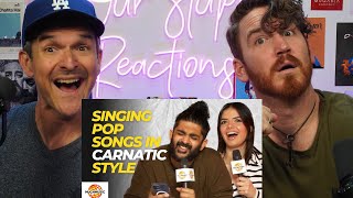 SID SRIRAM SINGS POP SONGS IN CARNATIC STYLE  REACTION [upl. by Grefe]