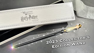 NEW 2023 Collectors Edition Wand Unboxing  Wizarding World of Harry Potter [upl. by Pampuch]