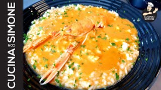 Risotto alla crema di Scampi  La ricetta migliore al mondo [upl. by Wooster]