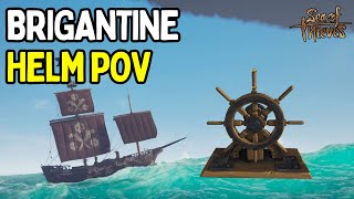 Brigantine HG Helm POV Sea of Thieves [upl. by Acsisnarf441]