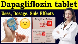 Dapagliflozin tablets 10 mg  Dapagliflozin tablets 5 mg  forxiga 10 mg in hindi Uses Side Effect [upl. by Raynold]