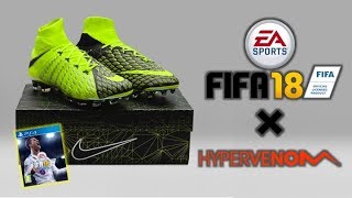 FIFA 18 EA X Nike Hypervenom Phantom 3  First Look and How To Get a Pair [upl. by Elicul]