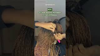 Retightening my locs  12hour retwist marathon [upl. by Tennek399]