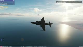 DCS  Troop in his Harrier over Iranian cost [upl. by Aneleasor533]