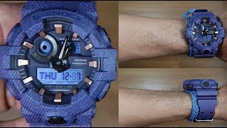 CASIO GSHOCK GA700DE2A  UNBOXING [upl. by Hsirehc]