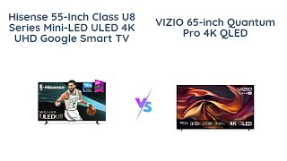 📺 Hisense U8K MiniLED vs VIZIO Quantum Pro 4K QLED 😱 [upl. by Myranda]