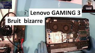 Lenovo GAMING 3 15iMH05  fait du bruit bizarre [upl. by Nanji]