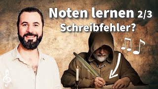 Noten lernen für Anfänger 🎵 alle Noten in 5 Minuten Teil 2 [upl. by Acinomahs864]